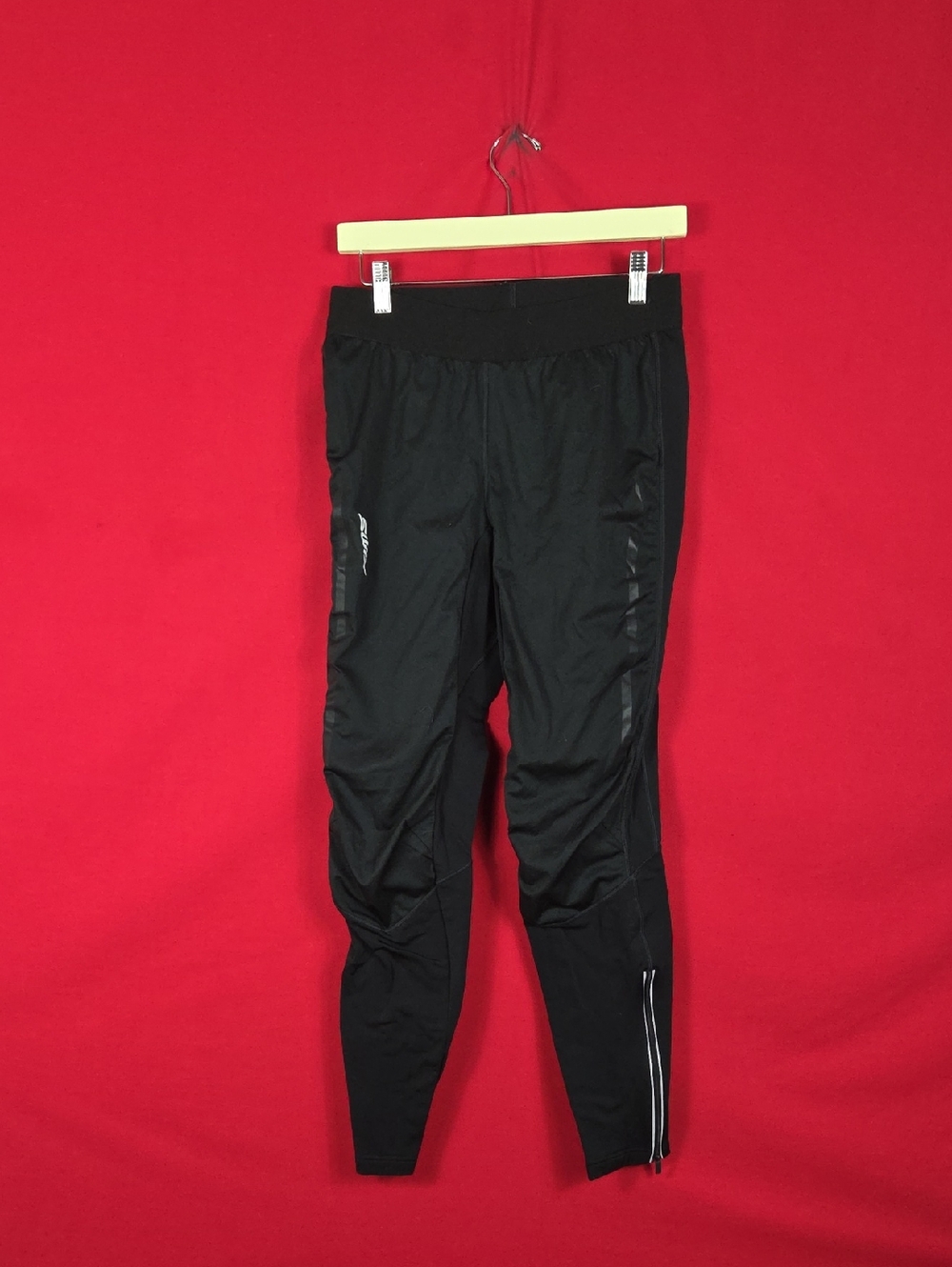 SWIX Mens‎ Motion Windblock Multi-Sport Tights Black Size Large